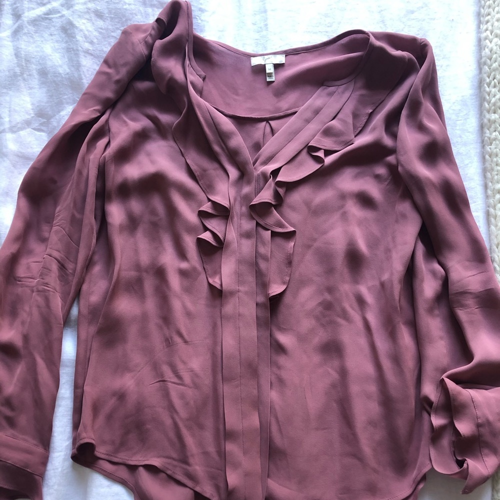 NWOT joie 100% silk blouse (M)